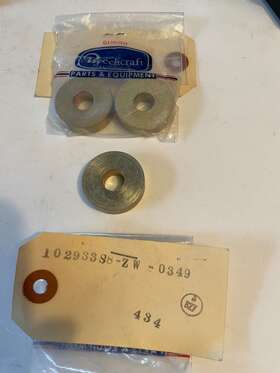 102933-s8z-w0349 Beecgcraft 102933-s8zw0349 Beechcraft Spacer / Washer New