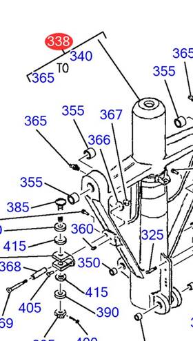101-810033-13 Beechcraft King Air P/n Landing Gear Upper Brace