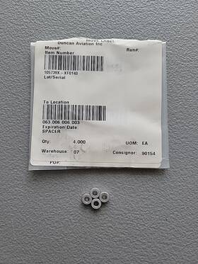 105739x-xf0140 Beechcraft 105739x-yn1375 Spacer Inertial Link King Air