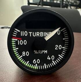 130-380044-11 Beechcraft Turbine Rpm Indicator P/n
