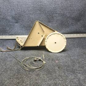 169-524000-601 Beechcraft Beech A23a Musketeer Stabilator Control Mechanism With Cable