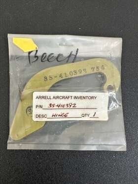 35-410392 Beechcraft Aircraft Hinge P/n New Surplus Okc 35-410392 Beechcraft Aircraft Hinge P/n New Surplus Okc