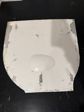 35-815055-5 Beechcraft Bonanza Rh Inner Landing Gear Door With Hinges