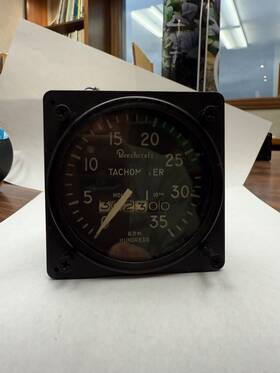 36-380007 Beechcraft Aircraft Tachometer With Hour Meter