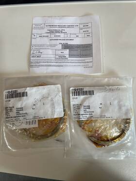 50-810351 Beechcraft King Air Aviation Ring Spacer Lot Of 2
