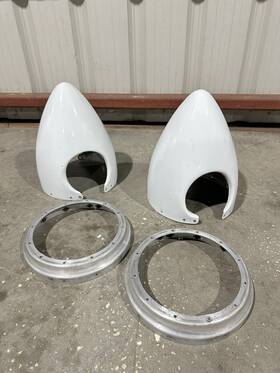 C1904-1p Beechcraft Prop Two Blade Spinners P/n A1101 C1904-1p Beechcraft Prop Two Blade Spinners P/n A1101