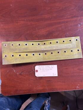 169-110014-999 Beechcraft Parts C23 Upper Splice Plate