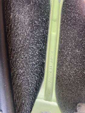 Bell 206-010-180-103 206 Helicopter Flight Control Lever Assembly P/n Serviceabl