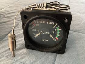 206-075-186-005 Bell Helicopter Fuel Pressure Indicator Gauge