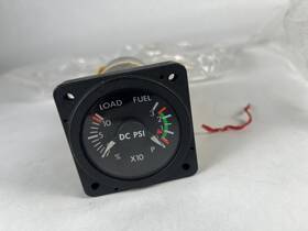 206-075-676-117 Bell Helicopter Indicator Fuel Press Loadmeter Overhauled Gauge