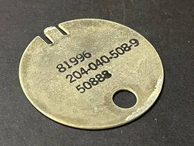 204-040-508-9 Bell Helicopter Oil Indicator Disk P/n New