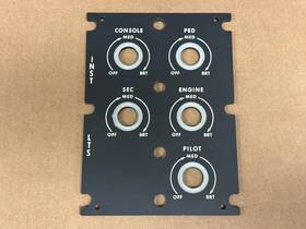 204-075-281-001 Bell Helicopter Panel P/n 204-075-281-1 New