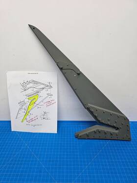 36483026-7 Bell Helicopter Huey Uh-1 Lower Wire Strike Cutter Pn# 36483026-7 Bell Helicopter Huey Uh-1 Lower Wire Strike Cutter Pn#
