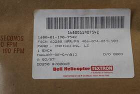 406-074-013-103 Bell Helicopter Lot Of 10 Ea Oh-58 Cockpit Light Panel