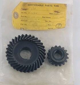 47-645-232-1 Bell Helicopter 47 Tail Rotor Gear Set P/n Serviceable