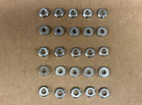 204-001-794-1 Bellhelicopter Bell Helicopter Huey Uh-1 Washer Concave Lot Of 25 P/n New