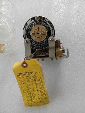 1589-1-c Bendix Aviation Voltage Regulator Type 1589-1-c. Untested. As Is