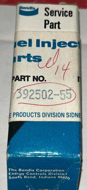 392502-55 Bendix Fuel Injection