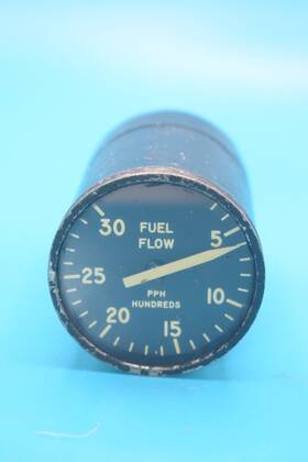 25100-b7a-i-bi Bendix Aviation Eclipse-pioneer Division Vintage Fuel Flow Rate Indicator Type A-12
