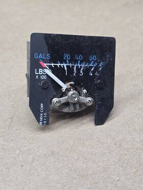 C669506-0211 Bendix Corp Fuel Gage Cessna 337 Skymaster Cluster Assembly 74 Gal Tank