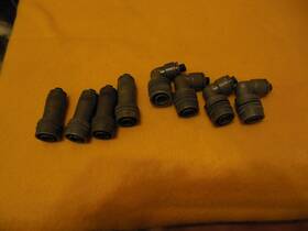 U-290 Bendix U-393/u U-290/u Style And Circular Connector Plug 12 Contacts 4 Male F/m
