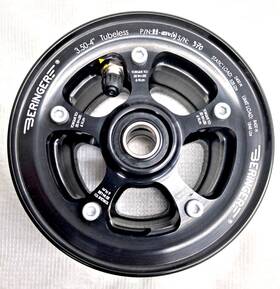 Ra-003w Beringer Nose Wheel Black - Ultralight Aircraft 3.5 4 Inches