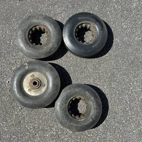 41911-4 Bf Goodrich Vtg B.f. Silvertown Aircraft Tire Type 6 X 2.00 Set Of 4 Airplane