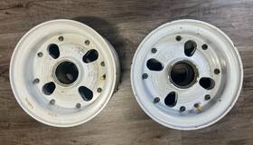 97153-300 Bf Goodrich Co. 515-1 Wheel Pair 6.50-10 Pn White