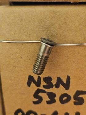 110121t3-3 Boeing 400 Titanium Aerospace Machine Screw Lot Of Offset Cruciform Dr