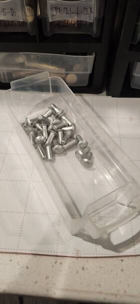 Bacr15bb6b8 Boeing Universal Head Rivet Lot Of 6