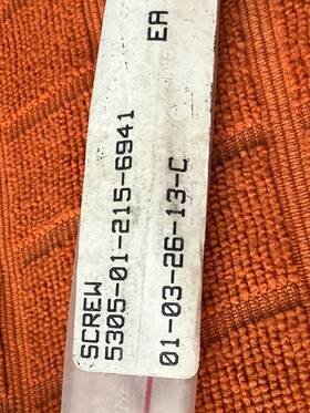Nas1351-6h28p Boeing 1 Socket Head Cad Plated Nas Bolt 3/8-24 X 3/4 Inch Aerospace
