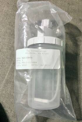02c33d01 Bombardier Learjet New - Bottle Humidifier O2 Corporation