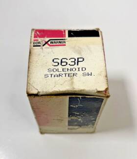 S-63p Borgwarner 033086025384 Borg-warner Starter Solenoid Switch New Old Stock S-63p Borgwarner 033086025384 Borg-warner Starter Solenoid Switch New Old Stock