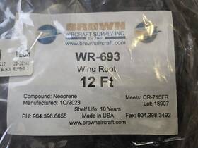 Wr-693 Brown Piper Wing Root Seal New In Box 12ft Wr-693 Brown Piper Wing Root Seal New In Box 12ft