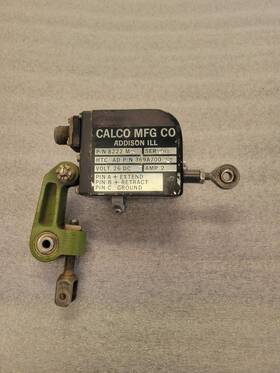 369a7002-3 Calco Mfg Co. Md Hughes 369 Helicopter N2 Actuator Usable On Models C D E F And N