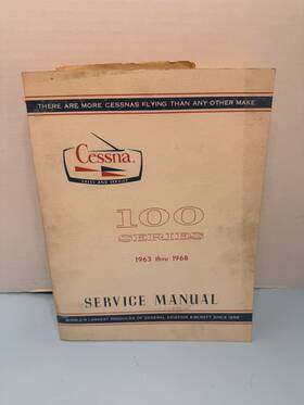 0124-1354 Cessna 100 Series 1963 - 1968 Service Manual 150 172 180 182 185