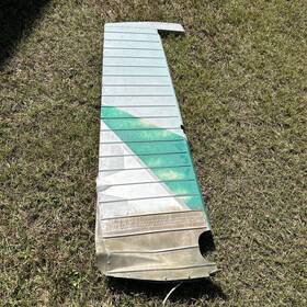 0531001-38 Cessna Damaged Straight Tail C-172 Rudder P# As Removed