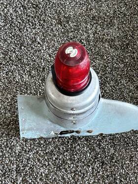 0531004-3 Cessna 172 Vert Fin Cap Beacon Base With Pn As Removed 1958 C172