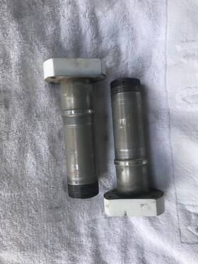 0541124-0 Cessna Axles Aluminum Part # Set Of 2