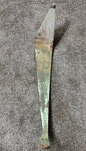 0541158-3 Cessna 172 Lh Spring Landing Gear Left Hand P# As Removed 1958 C-172 0541158-3 Cessna 172 Lh Spring Landing Gear Left Hand P# As Removed 1958 C-172