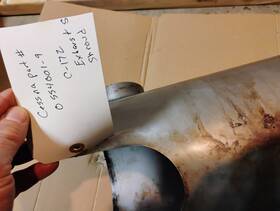 0554001-9 Cessna 172 Muffler Shroud Assy P/n Used No Cracks