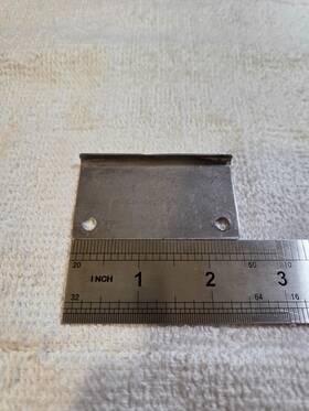0711021-7 Cessna Window Latch Striker Plate