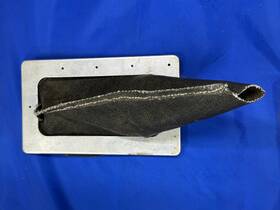0713666 Cessna 182 Nose Wheel Steering Rod Boot Assembly With Aluminum Flange Pn