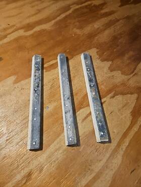 0724115-2 Cessna Lot Of 3 Aileron Weights
