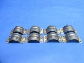 0750161-25 Cessna 177rg Exhaust Riser Clamp Half P/n Lot Of 8 1024-902