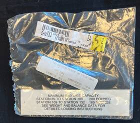0811996-3 Cessna Baggage Placard