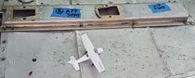 0812981-5 Cessna 310/310q 320 Aft Rear Otbd Support Assy Seat Rail Track 0812981-5 Cessna 310/310q 320 Aft Rear Otbd Support Assy Seat Rail Track
