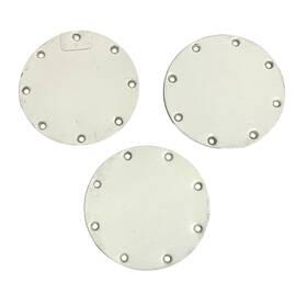 0822275-85 Cessna Twin 5 Inch Access Panel Inspection Covers - 3 Wheel Well Plates
