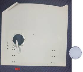 0826000-4 Cessna 310 Rh Landing Gear Wheel Well Door Twin Engine And Inspection Cover