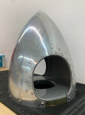 0752006-1 Cessna 0850311-1 182 Hartzell 2 Blade Prop Spinner P/n With Bulkhead